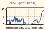 Wind Gust: highest wind reading in 10 minutes average,  Wind speed:10-minute average